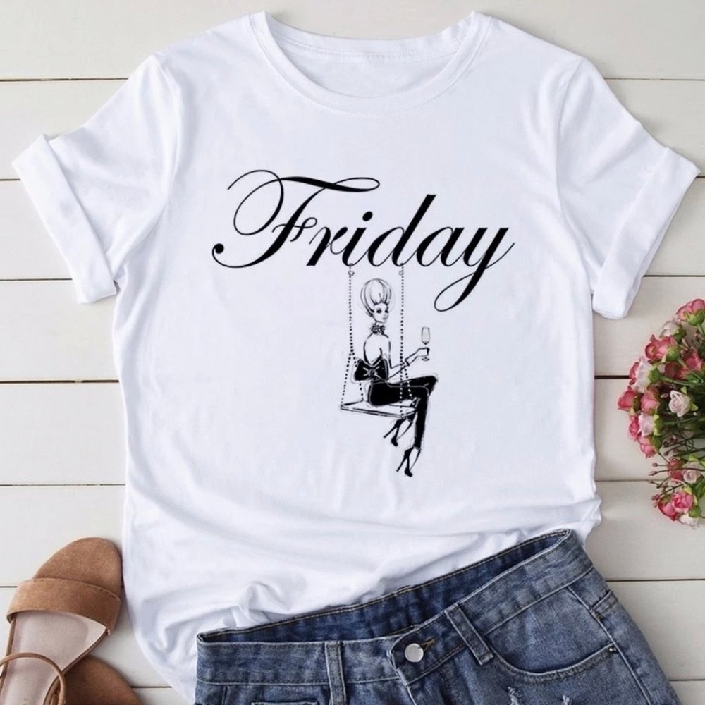 **NEW** Graphic T Shirt (Friday)